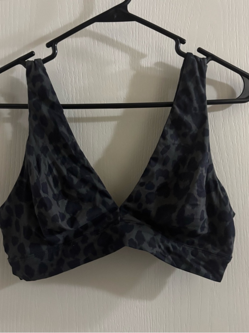 Victoria's Secret Black Leopard Print Bralette